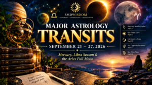 Major Astrology Transits September 21–27, 2026: Mercury, Libra Season & the Aries Full Moon
